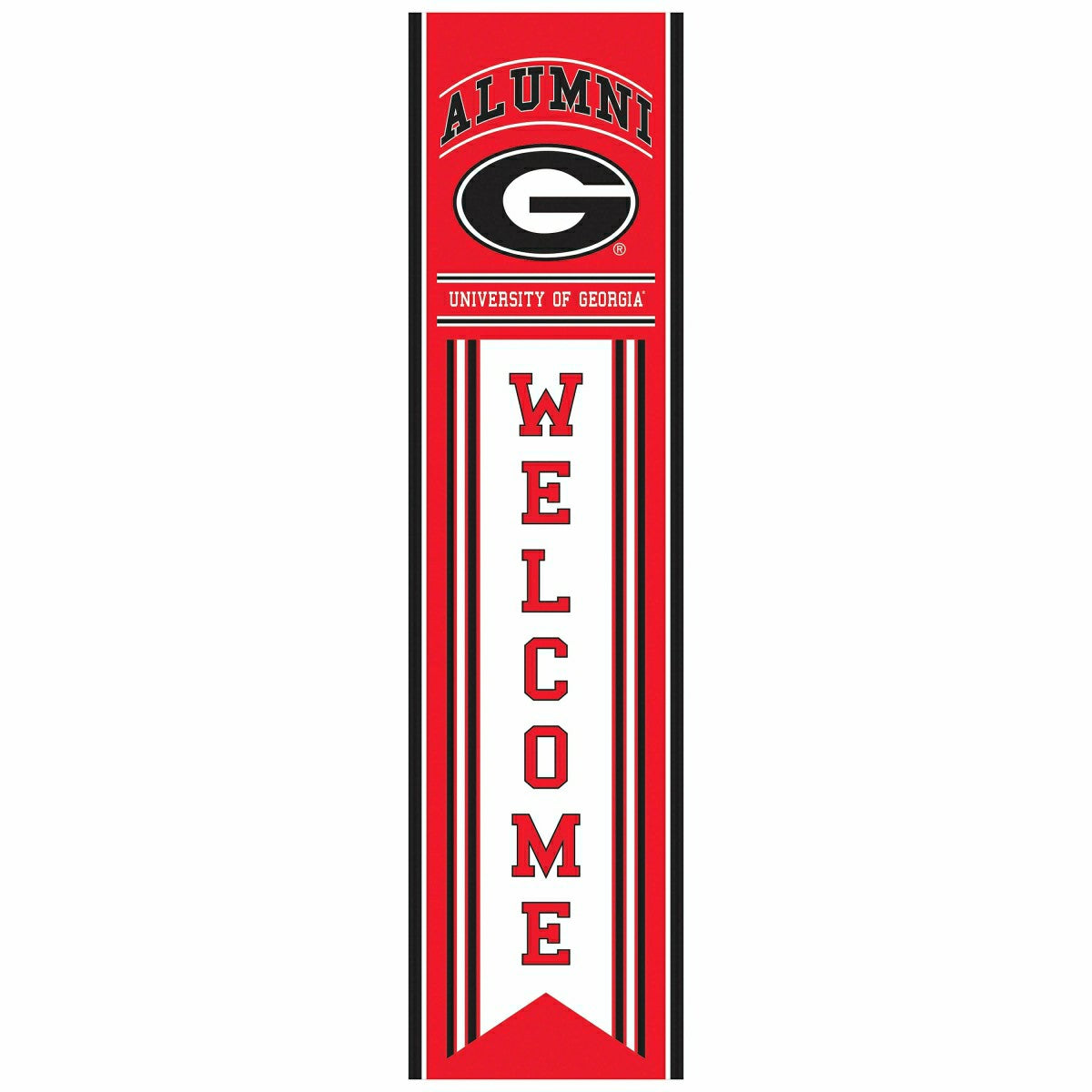 University of Georgia Alumni Single Sided Large Leaner, 46"