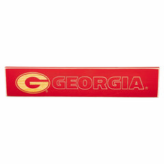 University of Georgia Engraved Wood Sign, 3.5" x 18"