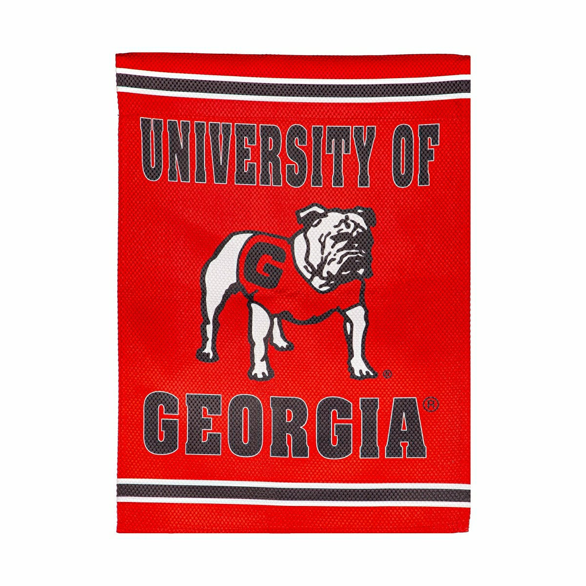 Embossed Suede Flag, GDN Size, University of Georgia, Alternate Bulldo