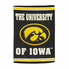 Embossed Suede Flag, GDN Size, University of Iowa
