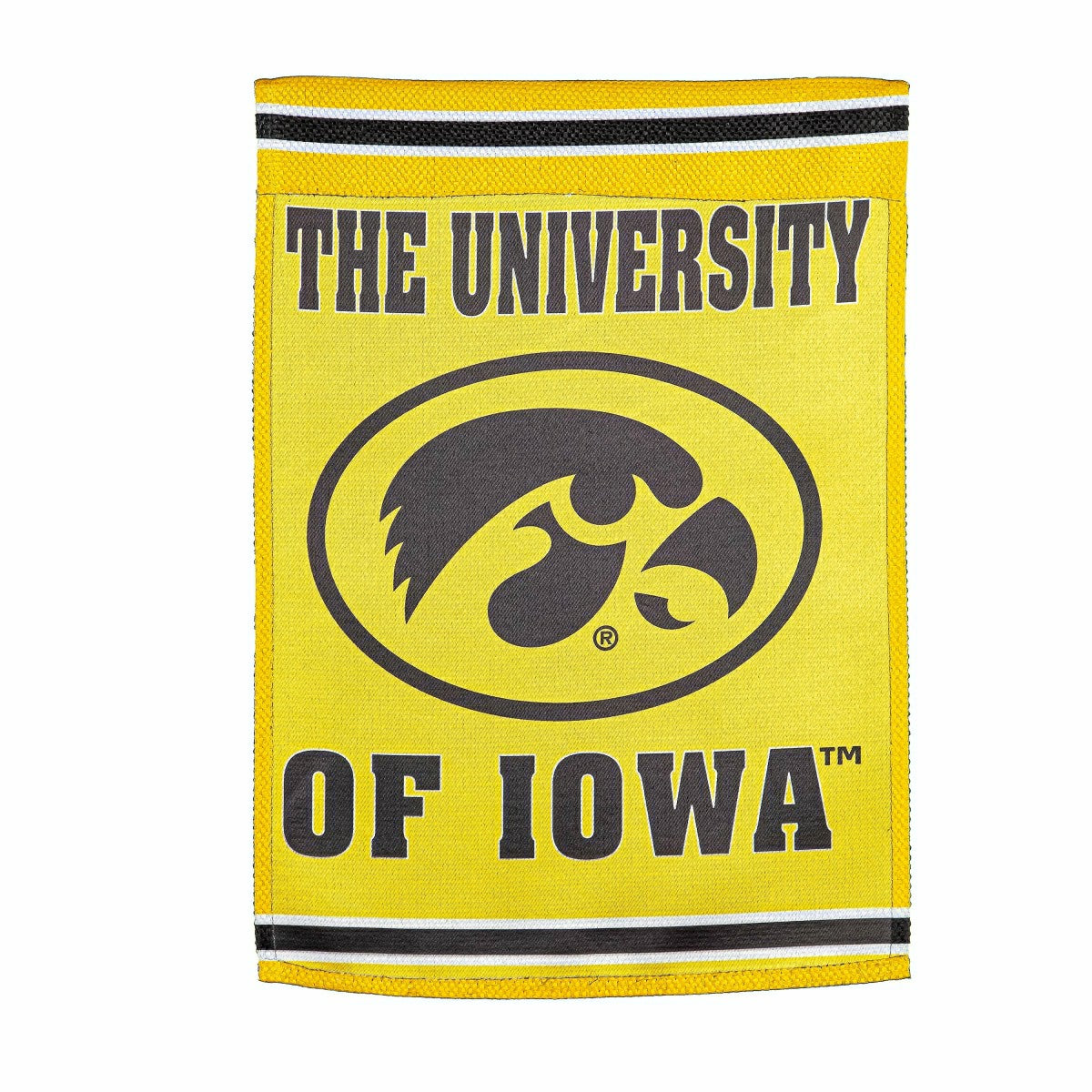Embossed Suede Flag, GDN Size, University of Iowa