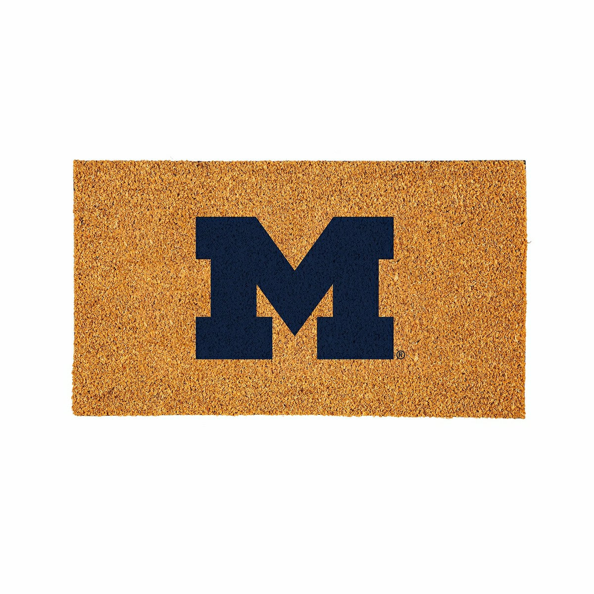 Coir Mat, 16"x28", University Of Michigan