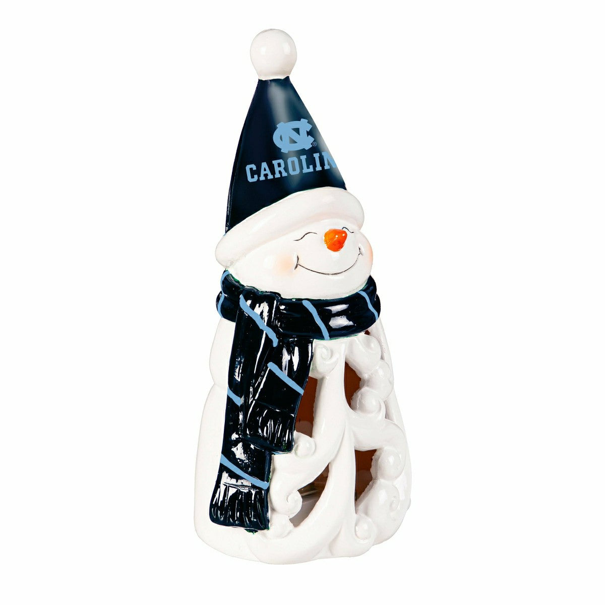University of North Carolina Snowman LED Statuary, 8"