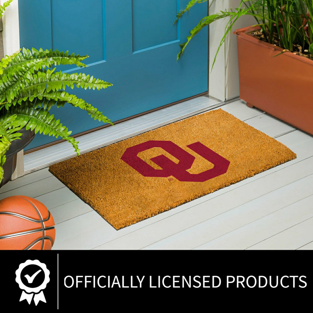 Coir Mat, 16"x28", University of Oklahoma