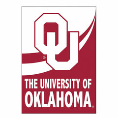 University of Oklahoma Burlap Flag GDN Size