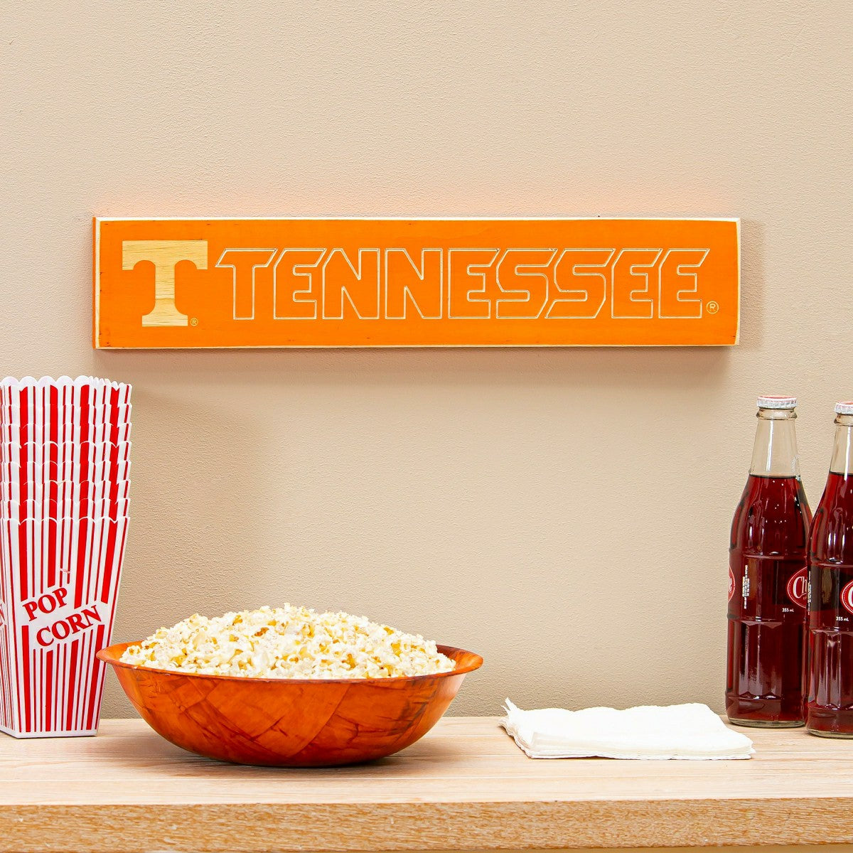 University of Tennessee Engraved Wood Sign, 3.5" x 18"