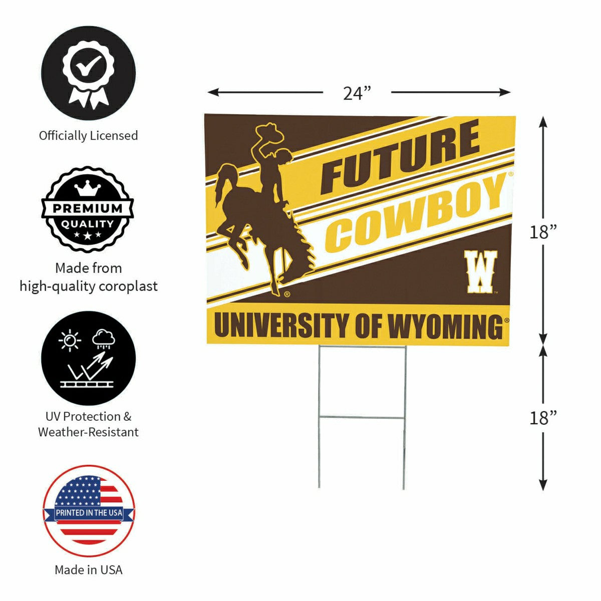 University of Wyoming Coroplast Yard Sign, Future Student