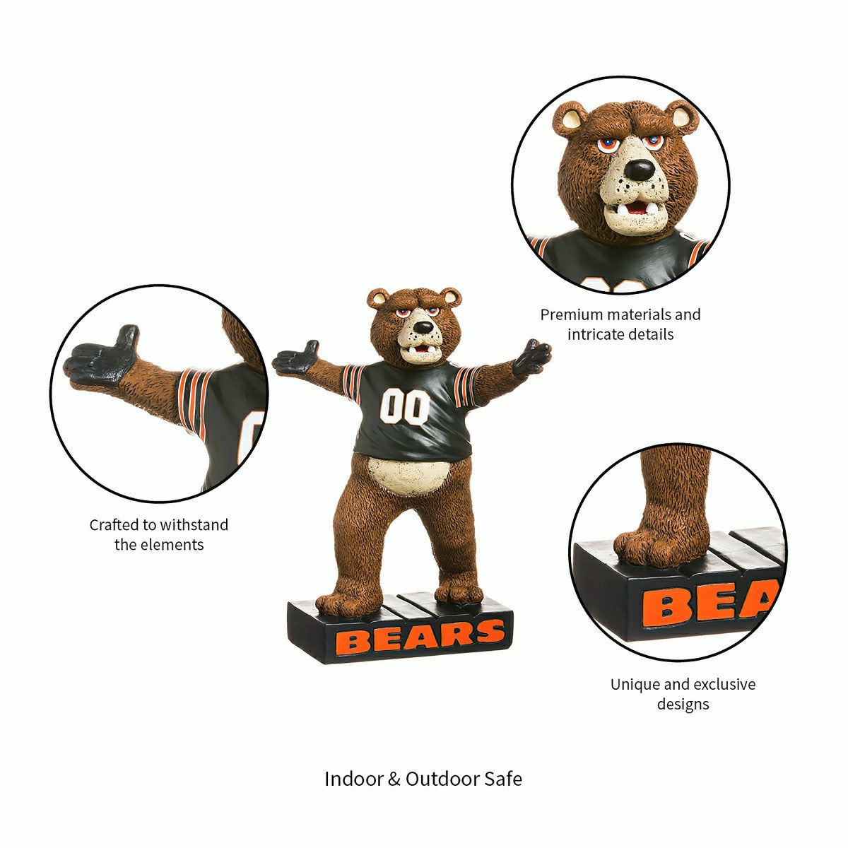 Chicago Bears Mascot Statue