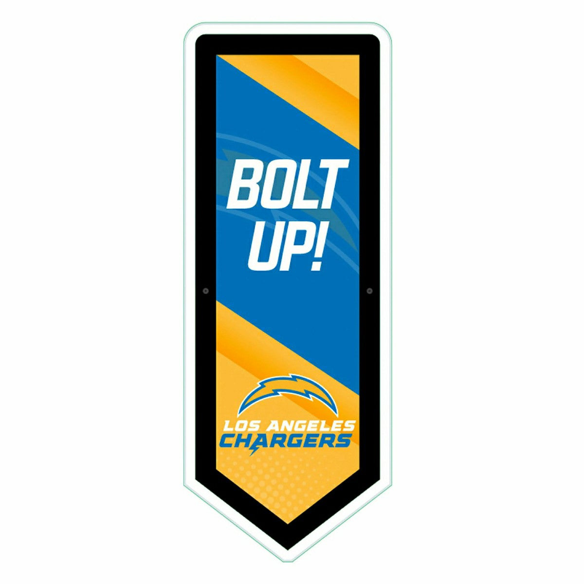 LED Wall Decor, Pennant, Los Angeles Chargers