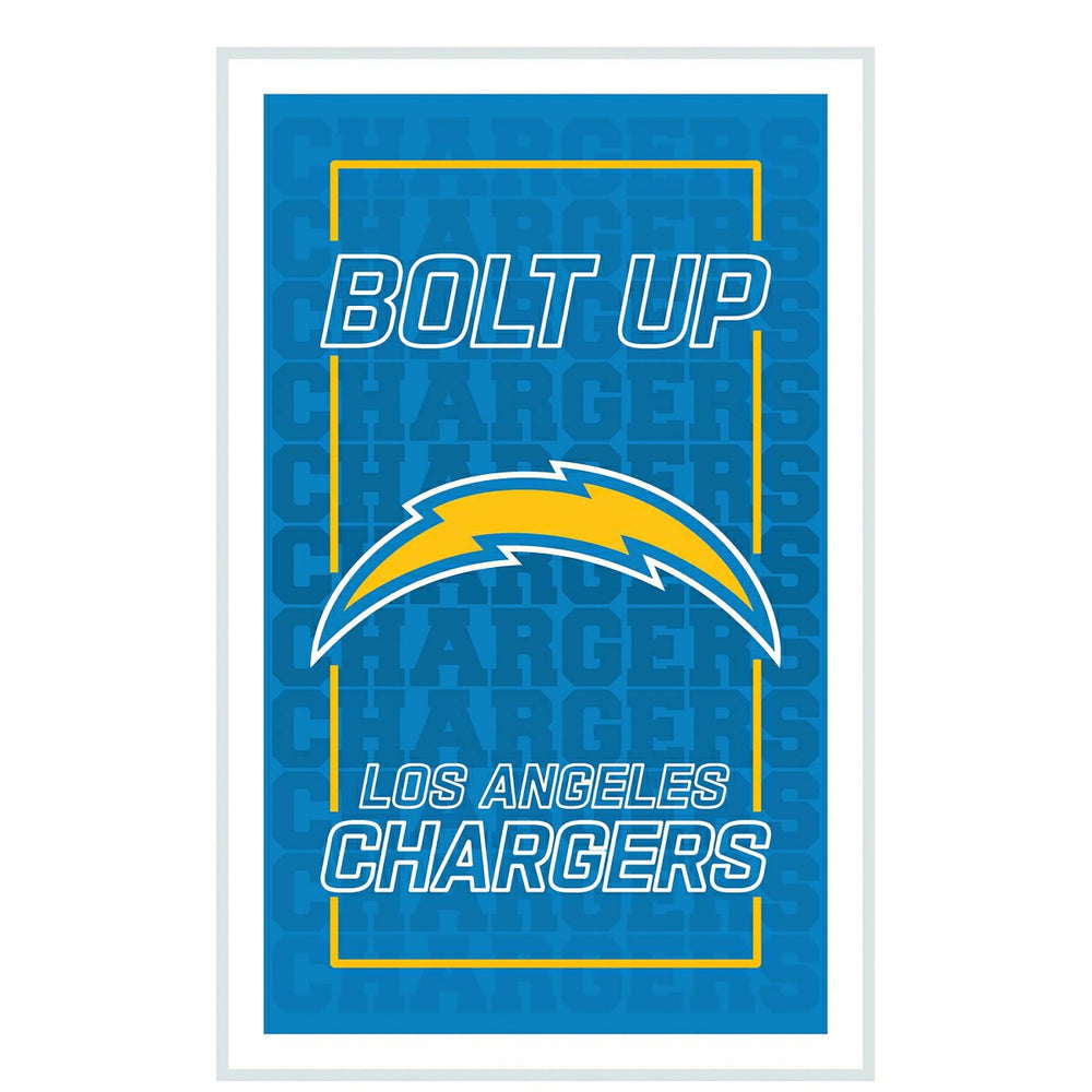 Los Angeles Chargers NFL Football Rectangle Neolite LED Decor