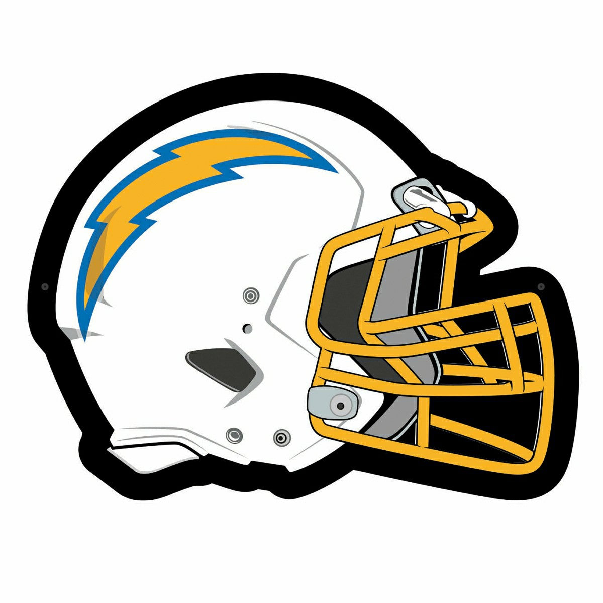 LED Wall Decor, Helmet, Los Angeles Chargers