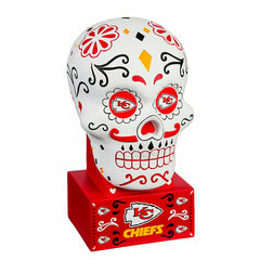 Kansas City Chiefs Sugar Skull Statue