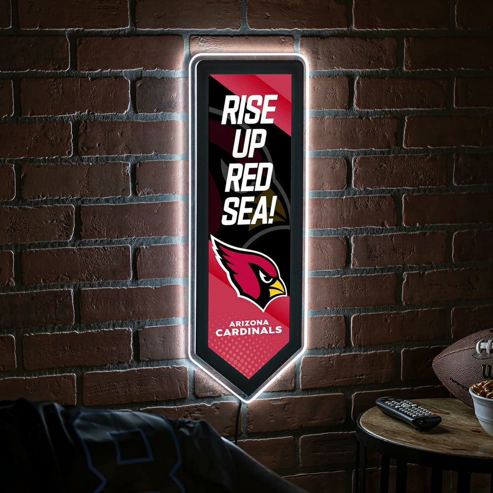 LED Wall Decor, Pennant, Arizona Cardinals