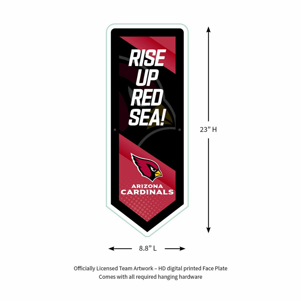LED Wall Decor, Pennant, Arizona Cardinals