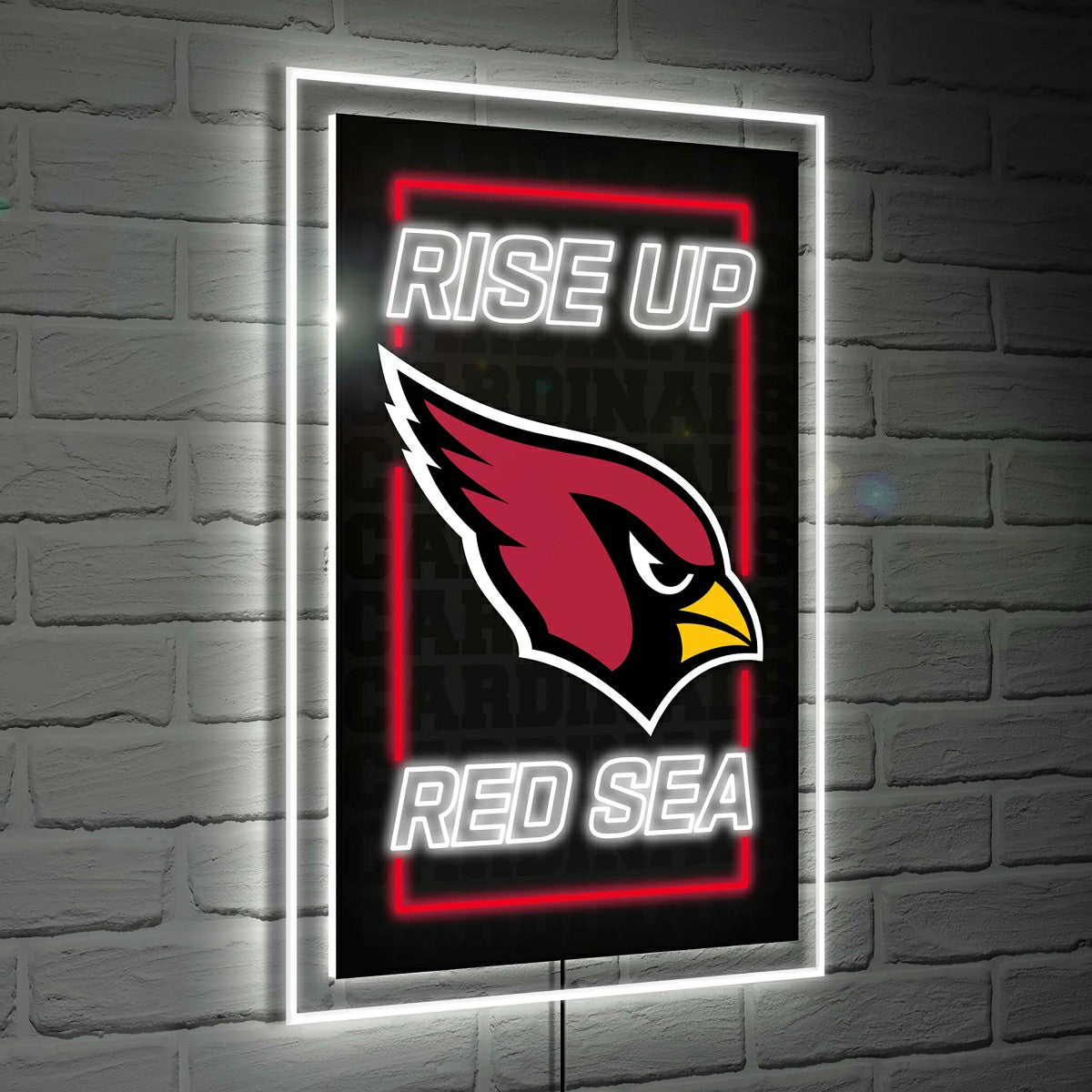 Arizona Cardinals NFL Football Rectangle Neolite LED Decor
