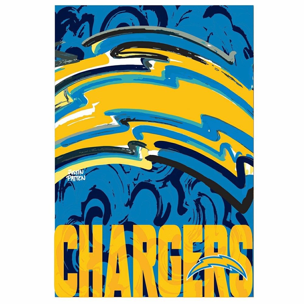 Los Angeles Chargers, Suede GDN, Justin Patten Logo