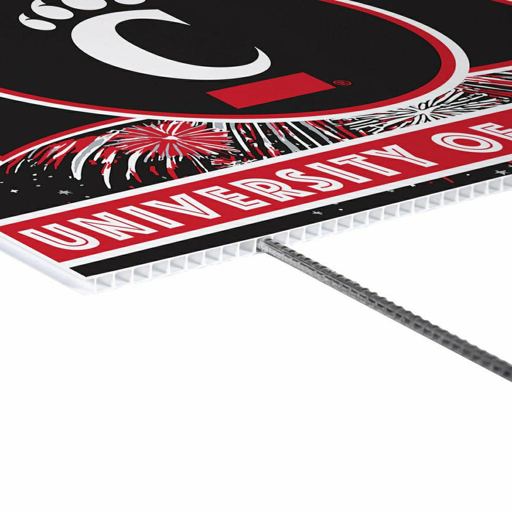 University of Cincinnati Yard Sign, Patriotic