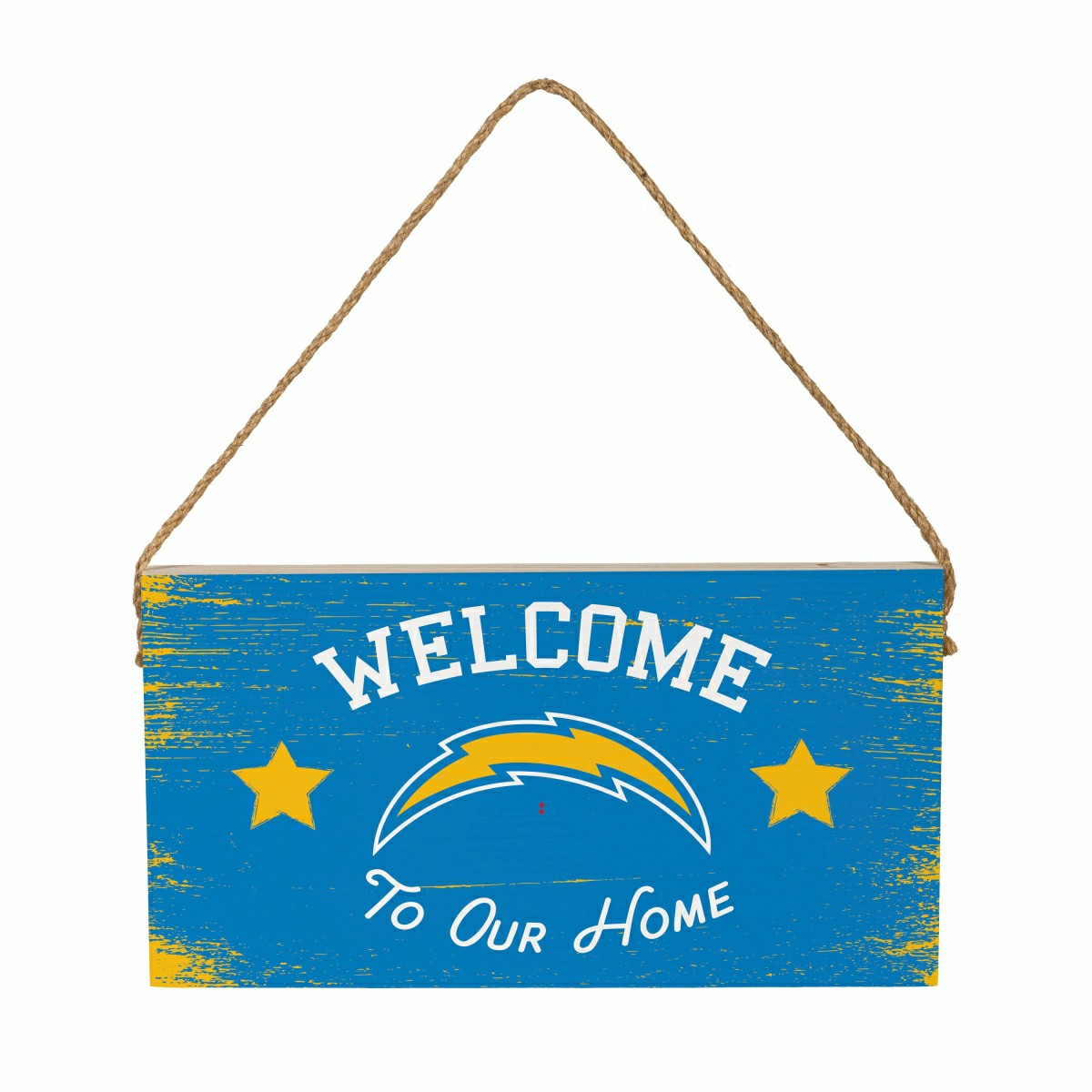 Los Angeles Chargers Wood Wall Sign, 6x11