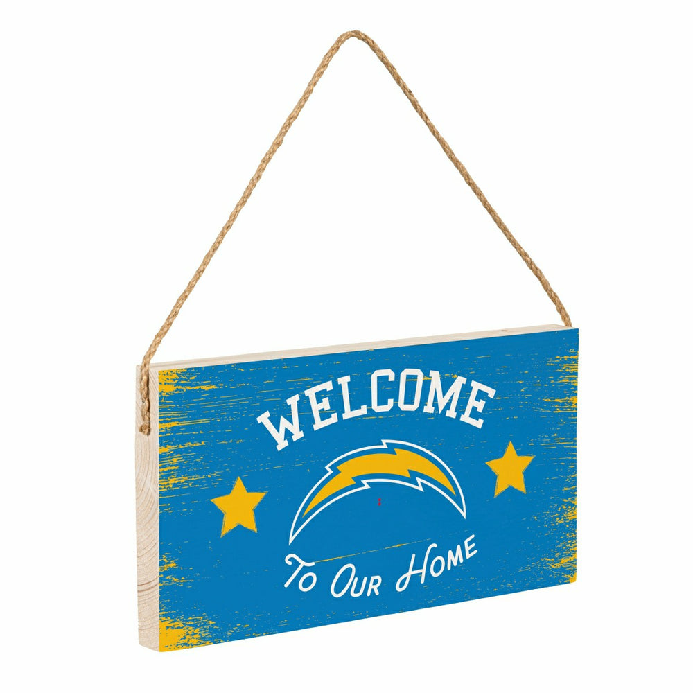 Los Angeles Chargers Wood Wall Sign, 6x11
