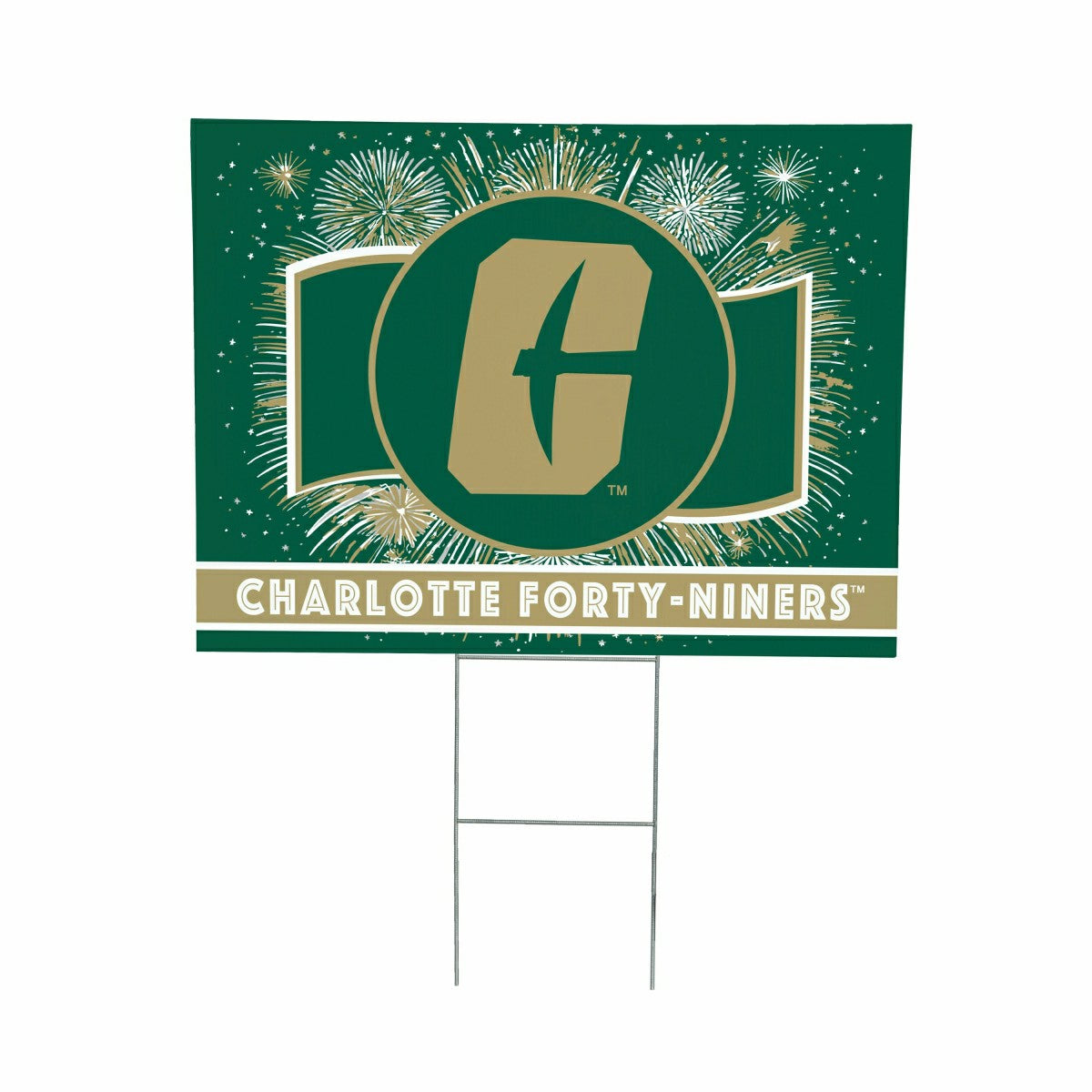 University of North Carolina/Charlotte Yard Sign, Patriotic