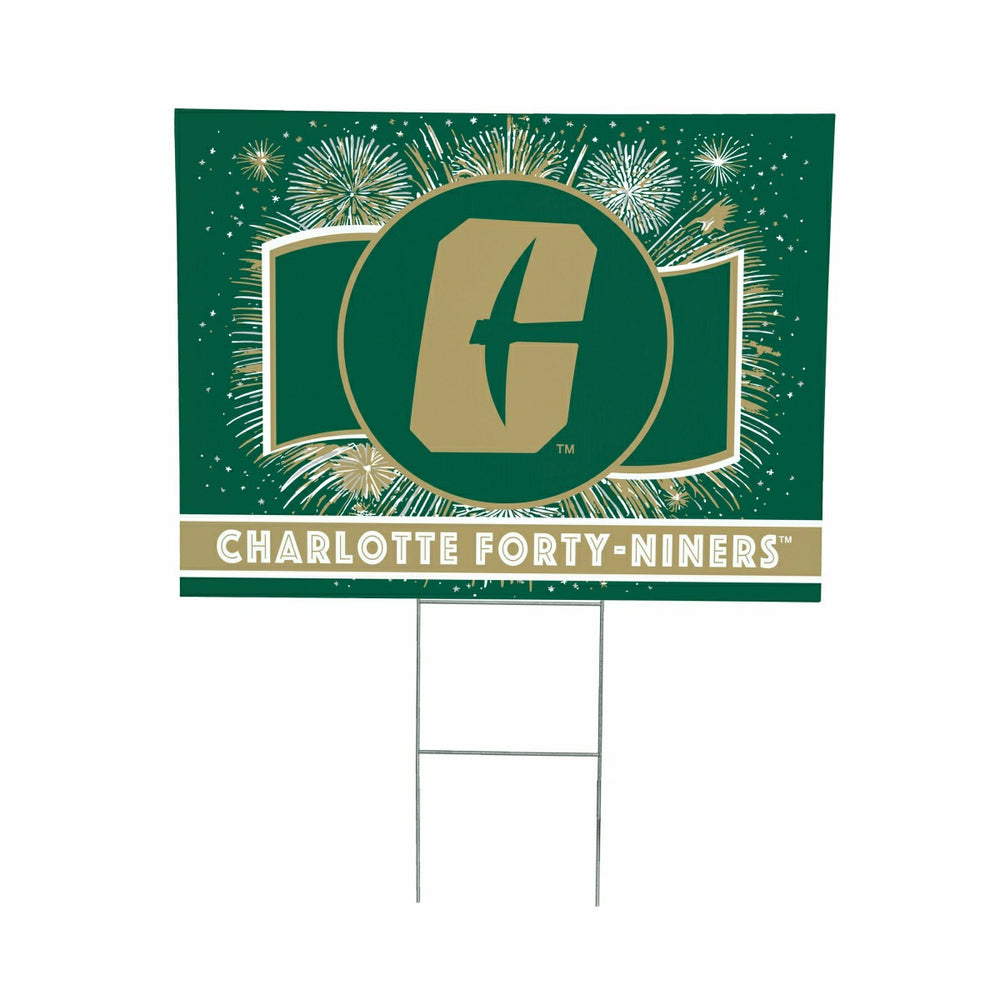 University of North Carolina/Charlotte Yard Sign, Patriotic