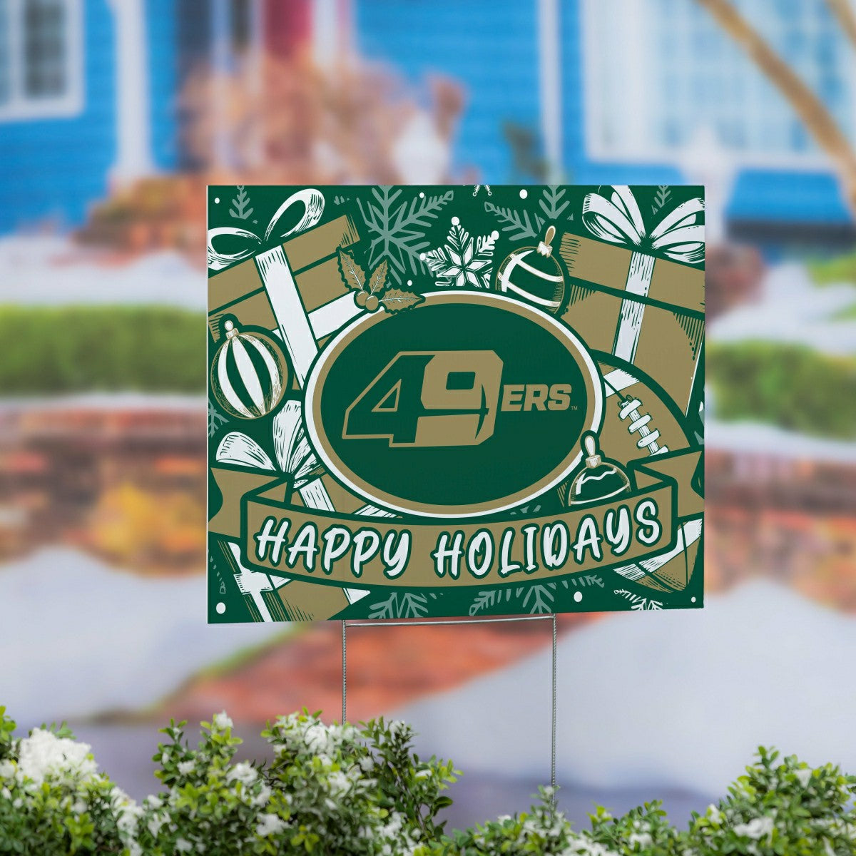 University of North Carolina/Charlotte Yard Sign, Holiday