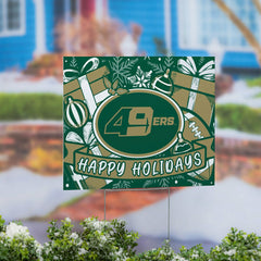 University of North Carolina/Charlotte Yard Sign, Holiday