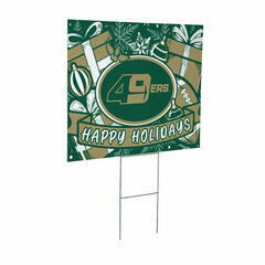 University of North Carolina/Charlotte Yard Sign, Holiday