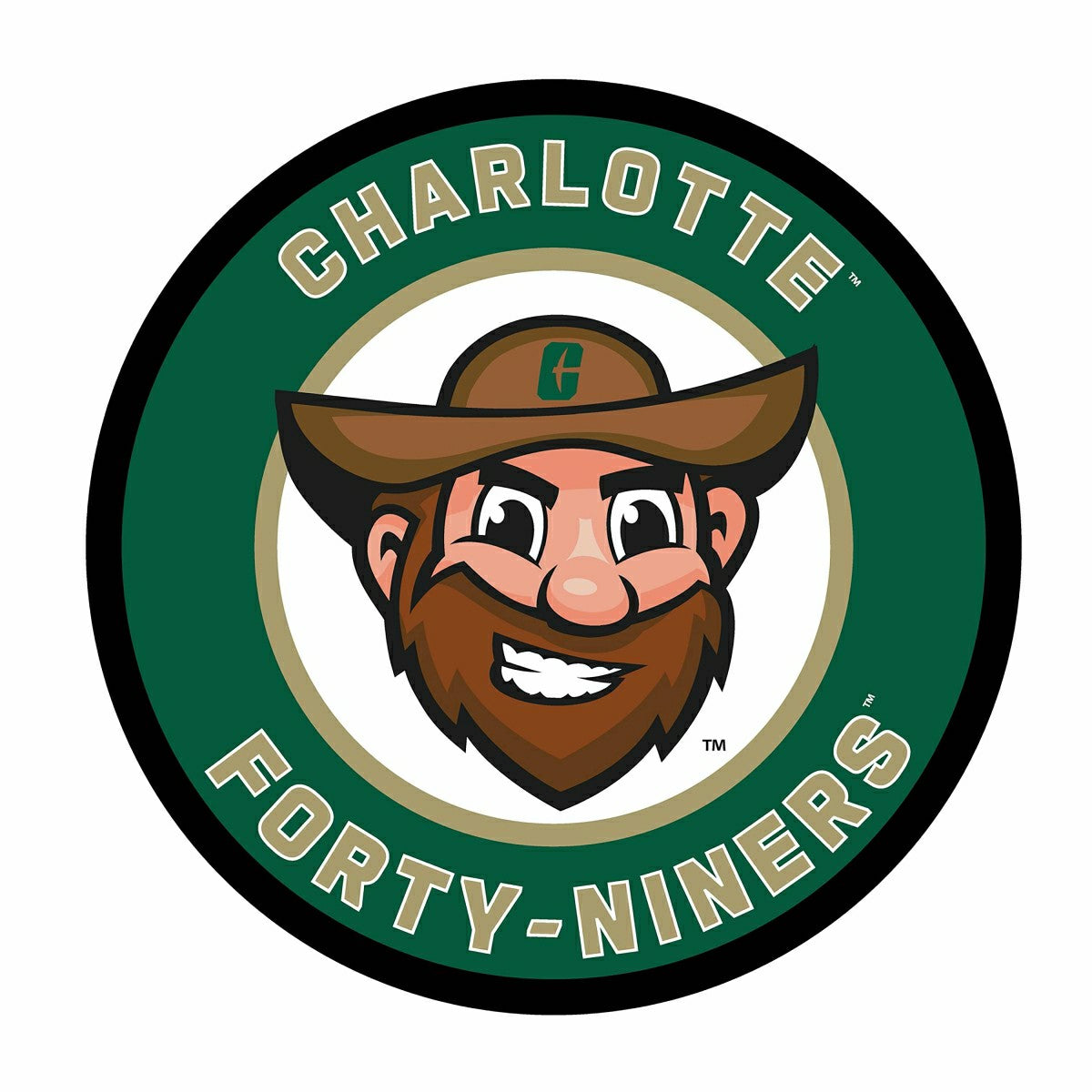 University of North Carolina/Charlotte College Large Round Edgelite LE