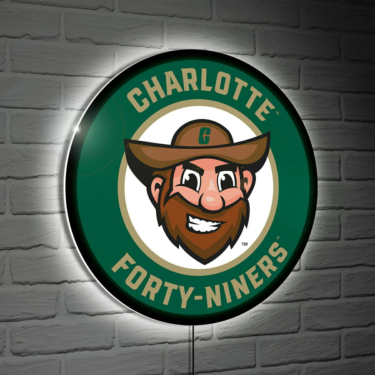 University of North Carolina/Charlotte College Large Round Edgelite LE