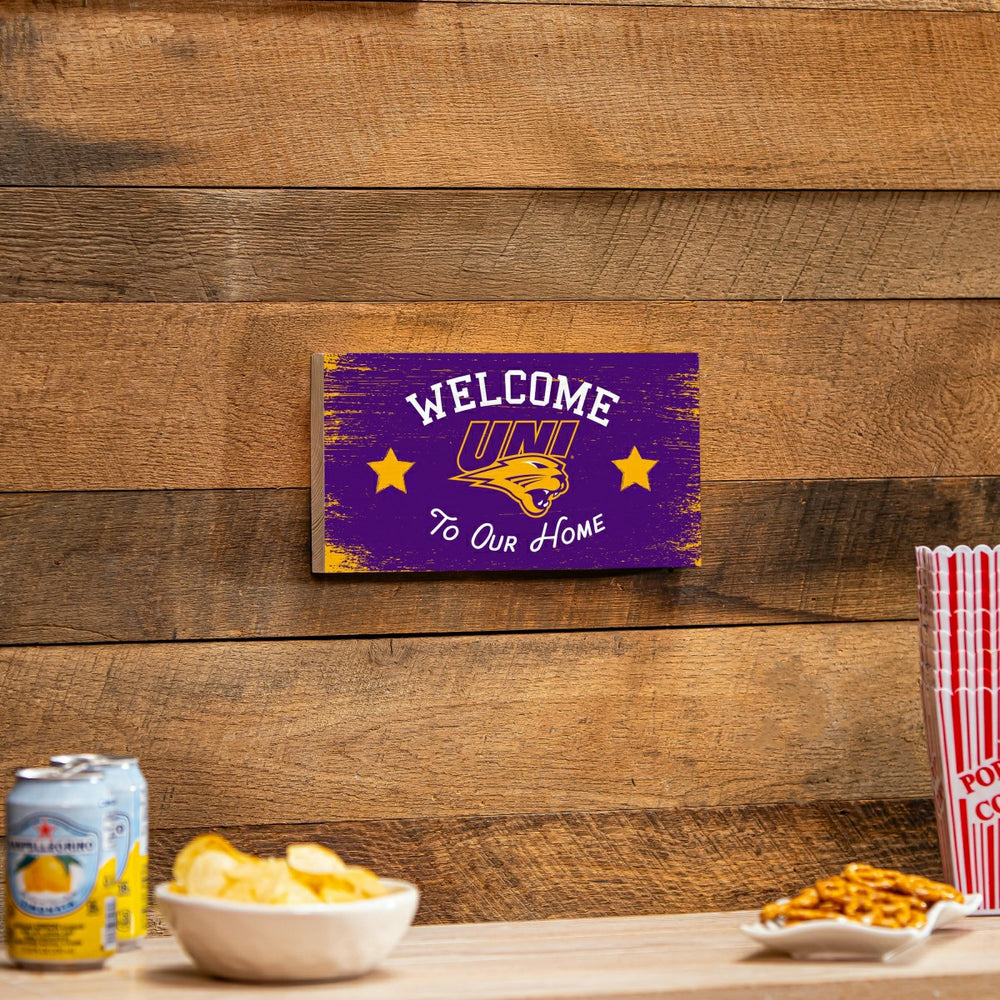 University of Northern Iowa Wood Wall Sign, 6x11