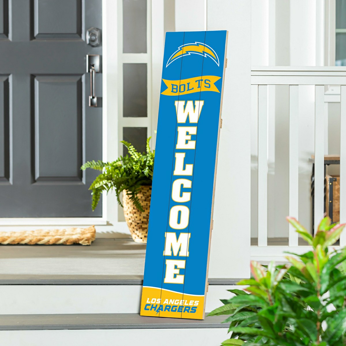 Los Angeles Chargers Large Single Sided Leaner, 46"