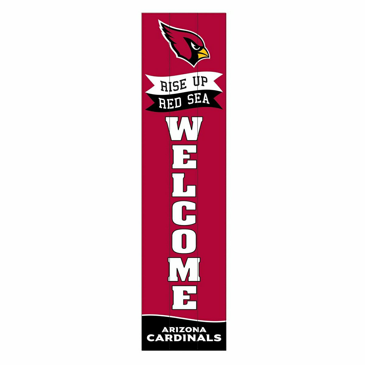 Arizona Cardinals Large Single Sided Leaner, 46"