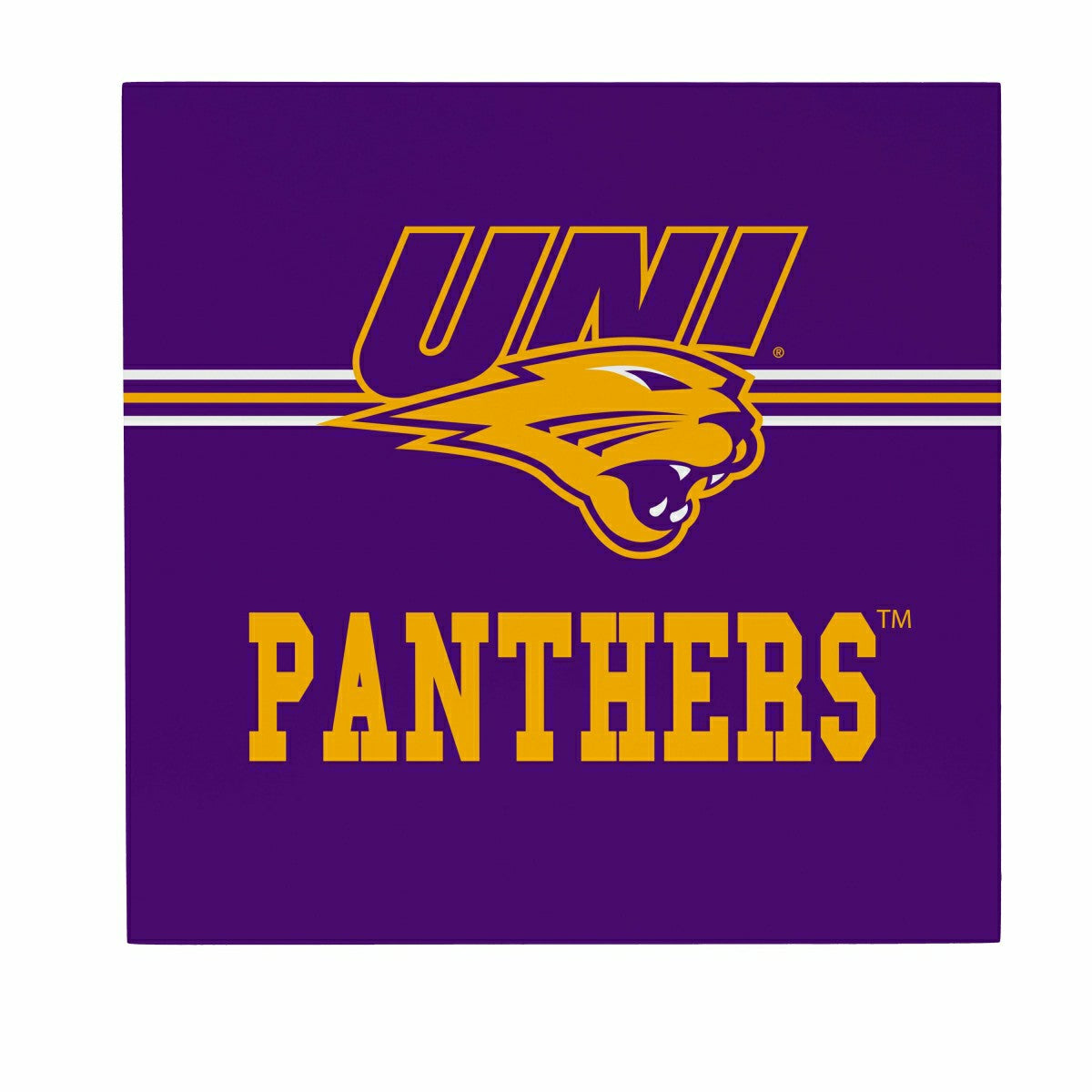 University of Northern Iowa Wood Wall Sign, 12x12