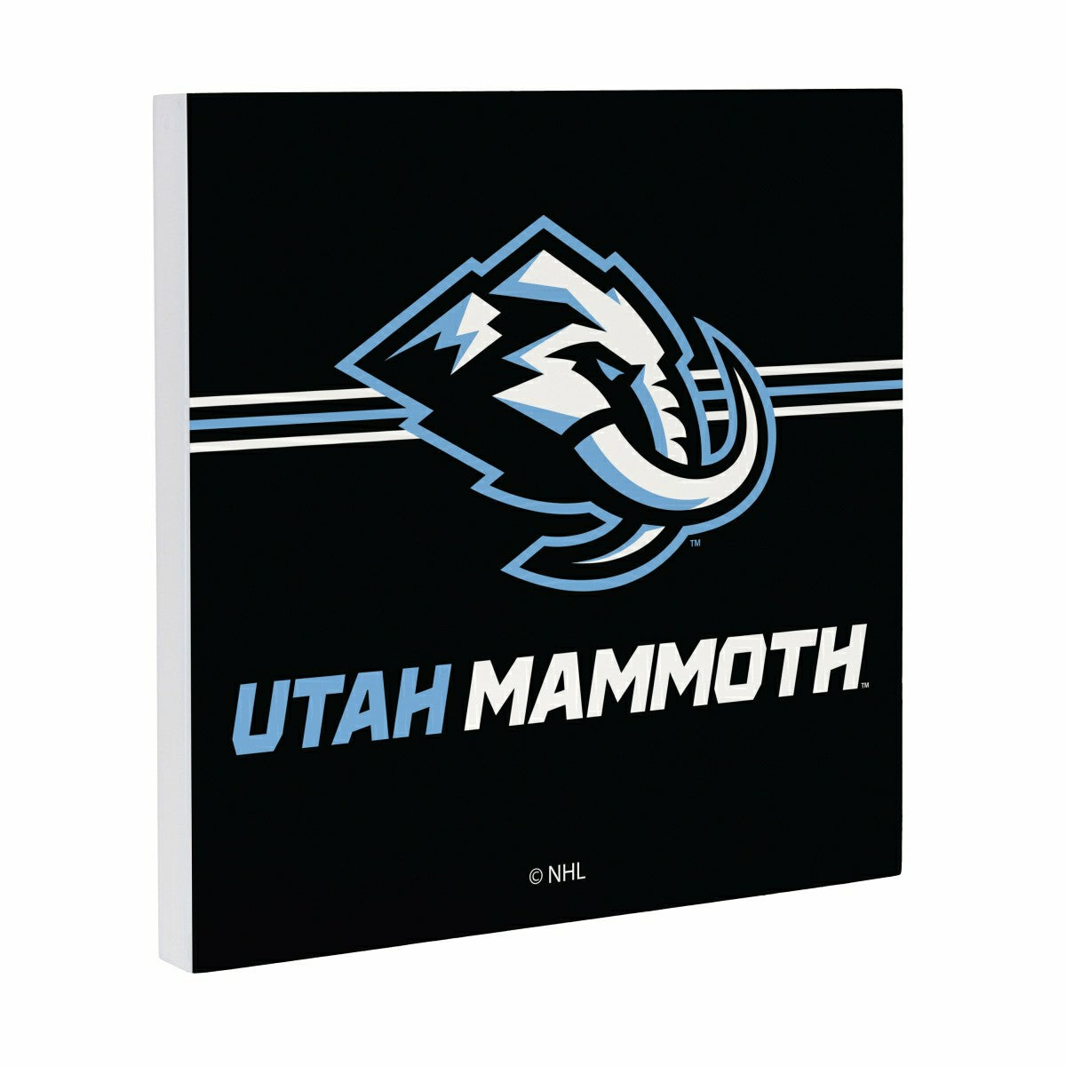 Utah Hockey Club Wood Wall Sign, 12x12