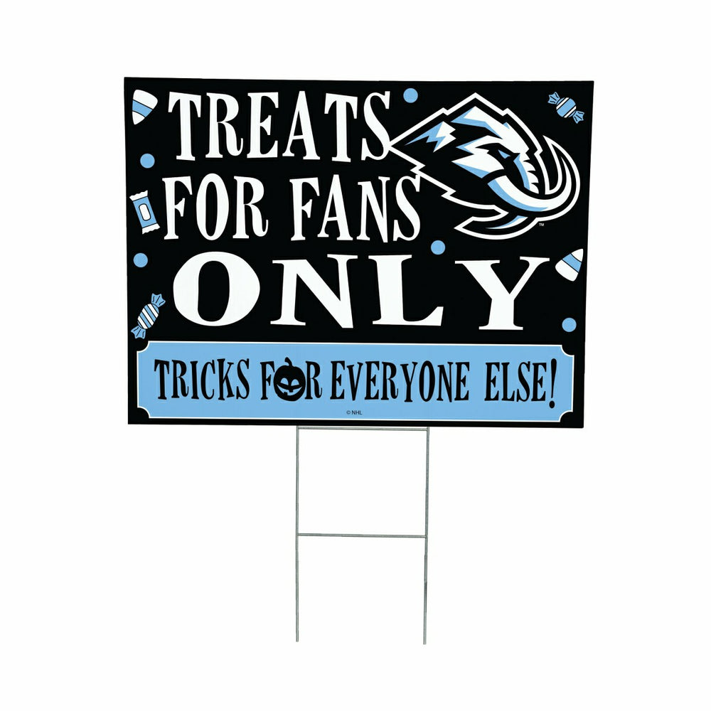 Utah Mammoth Yard Sign, Halloween Treats for Fans