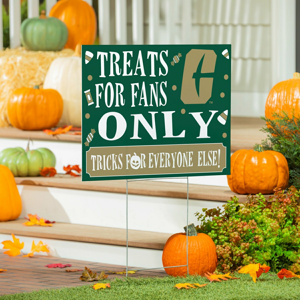 University of North Carolina/Charlotte Yard Sign, Halloween Treats for