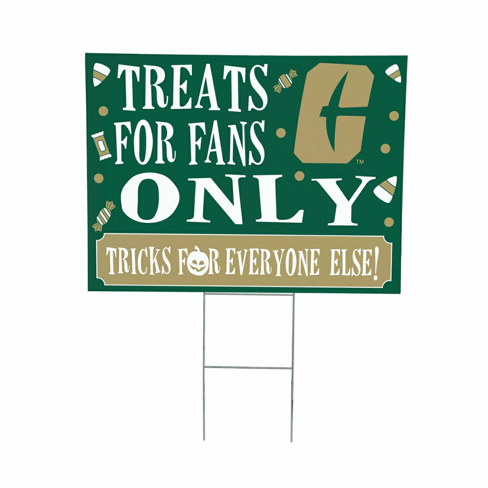 University of North Carolina/Charlotte Yard Sign, Halloween Treats for
