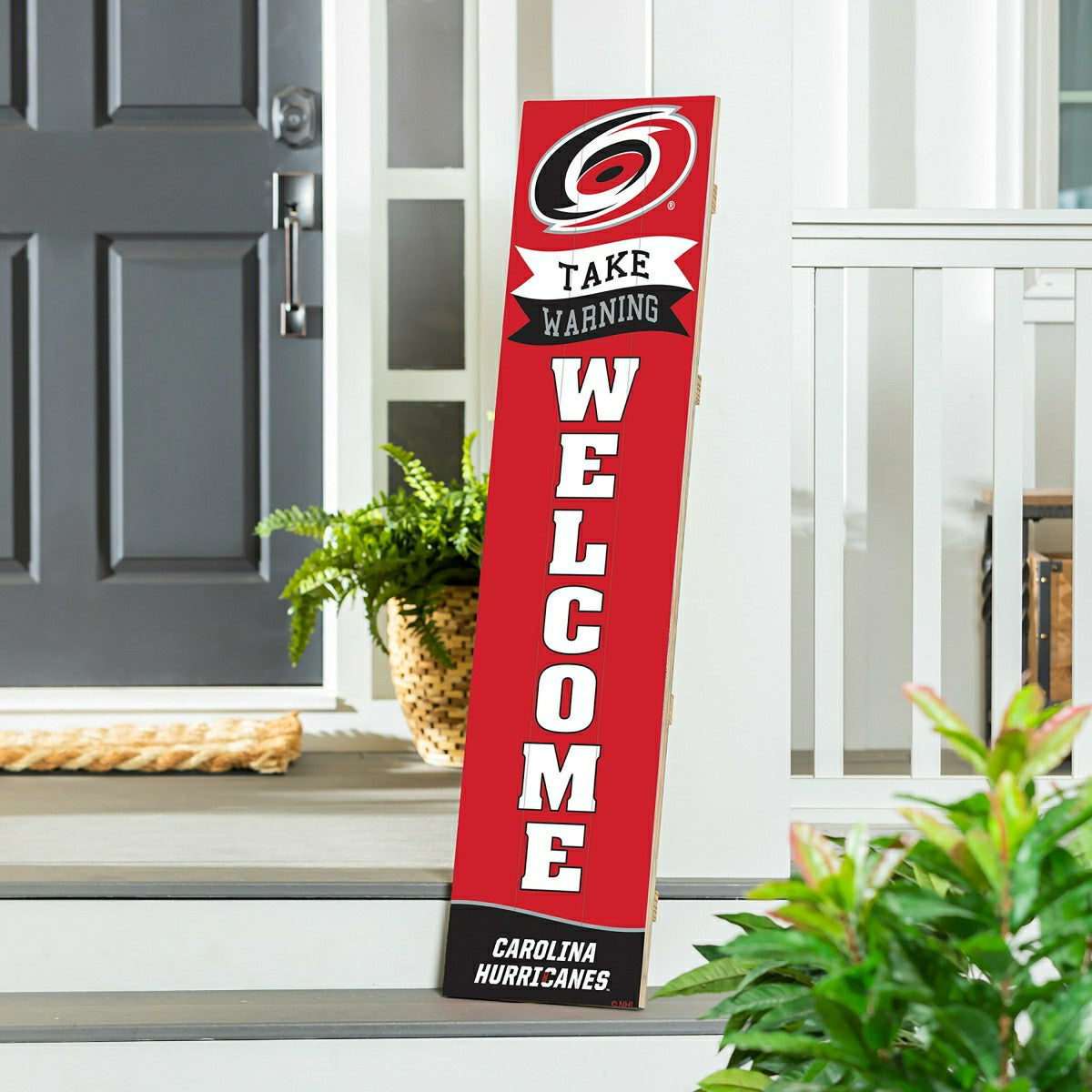 Carolina Hurricanes Large Single Sided Leaner, 46"