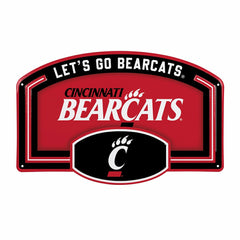 University of Cincinnati USA Embossed Steel Wall Sign, 11" x 17"