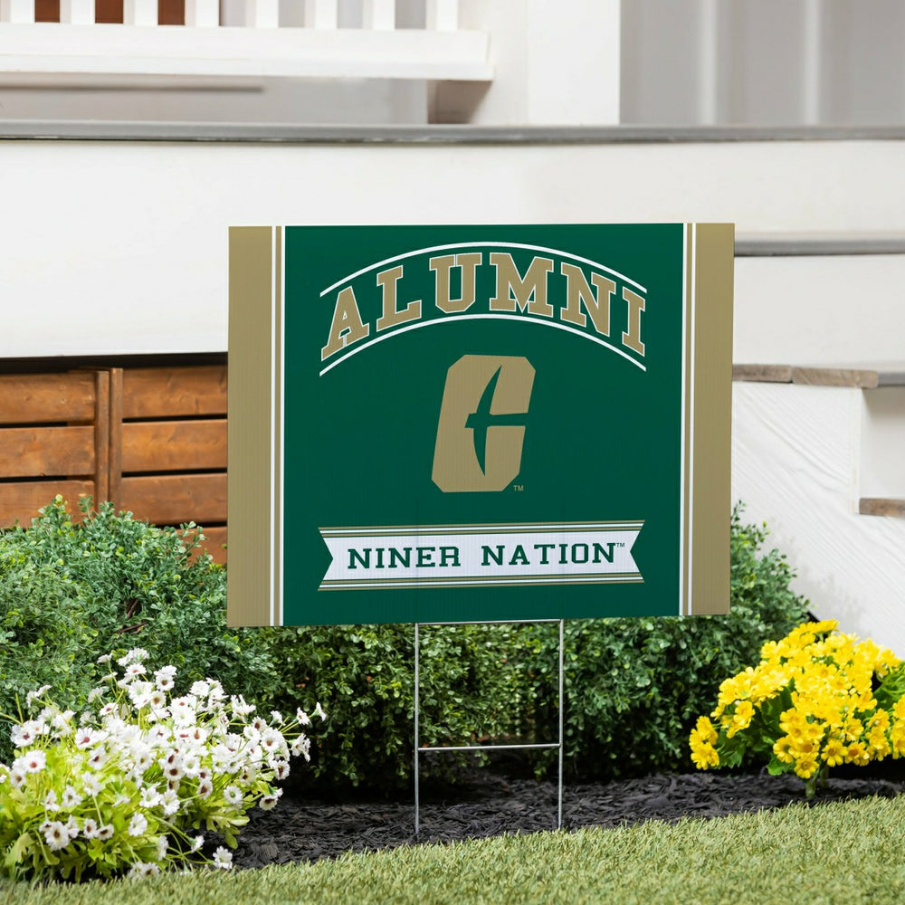 University of North Carolina/Charlotte Coroplast Yard Sign Alumni