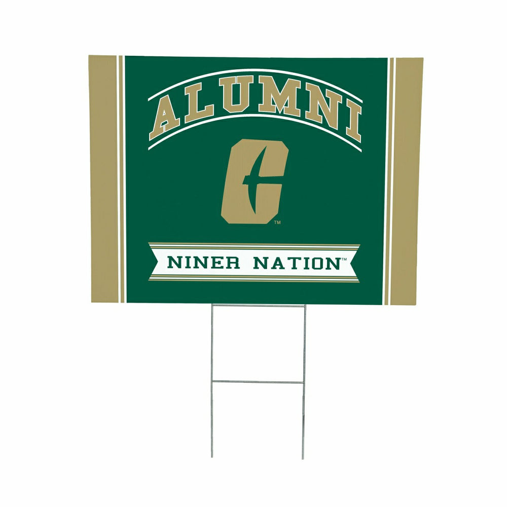 University of North Carolina/Charlotte Coroplast Yard Sign Alumni