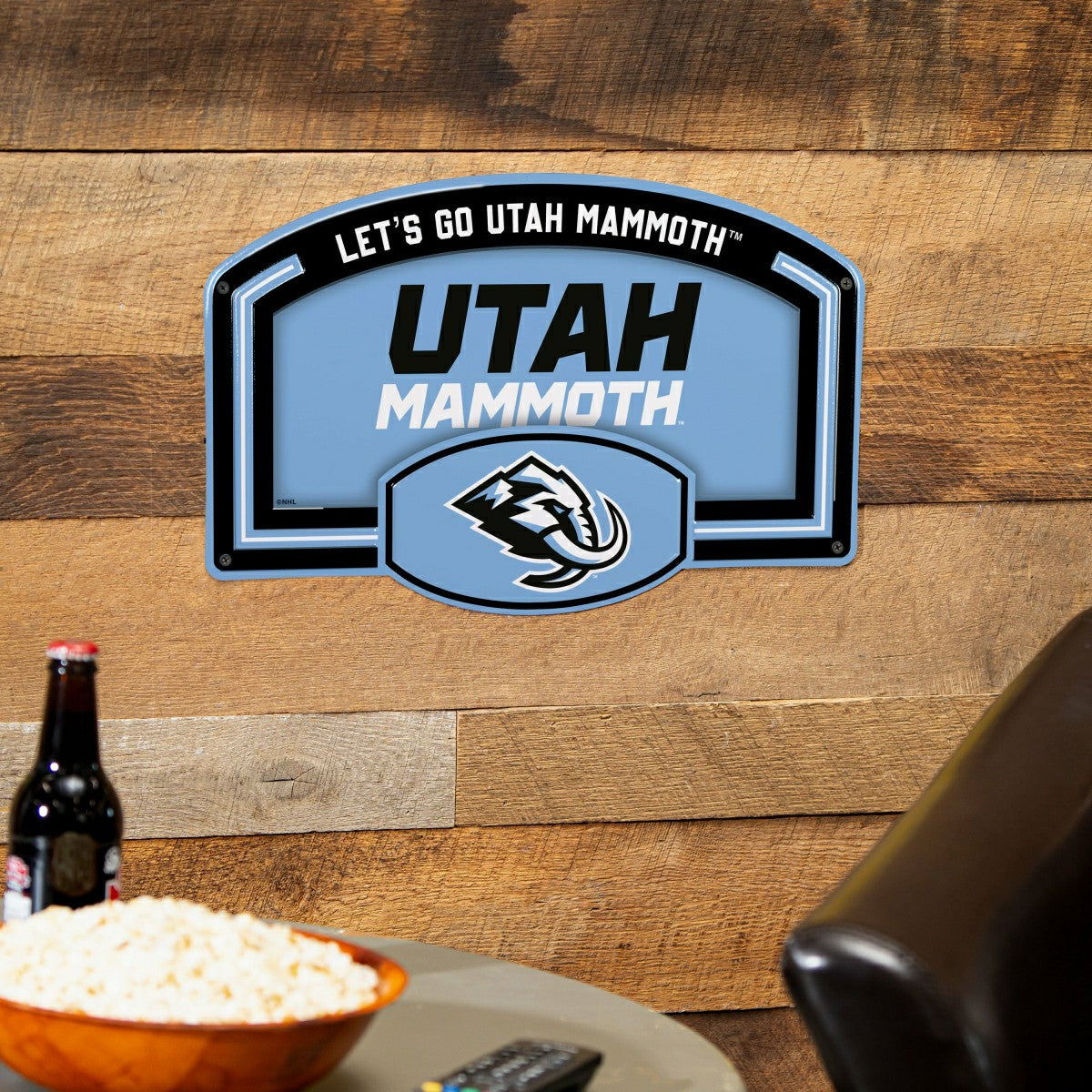 Utah Mammoth USA Embossed Steel Wall Sign, 11" x 17"