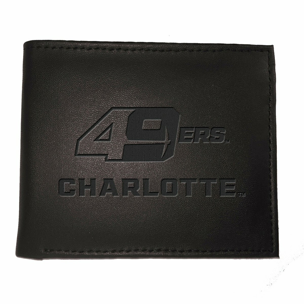 University of North Carolina, Charlotte, Bi-Fold Wallet, Black