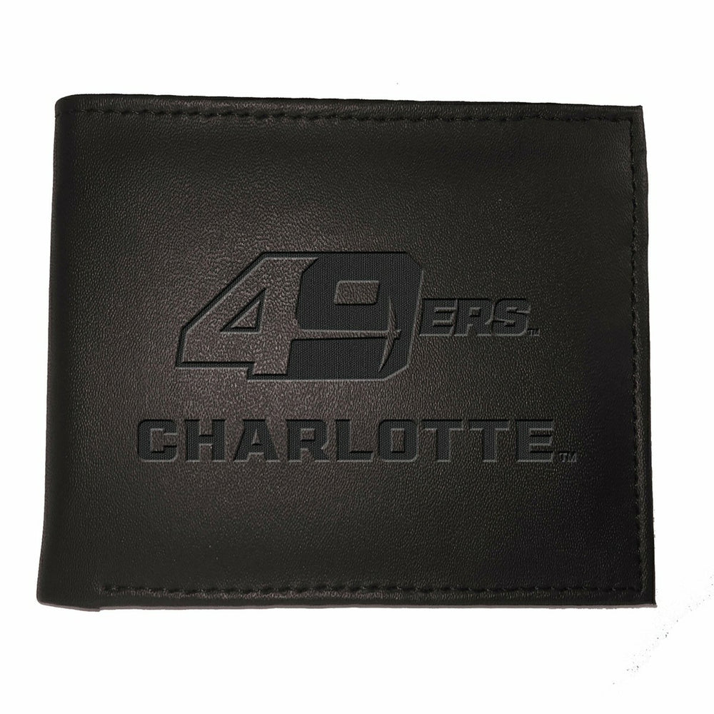University of North Carolina, Charlotte, Bi-Fold Wallet, Black