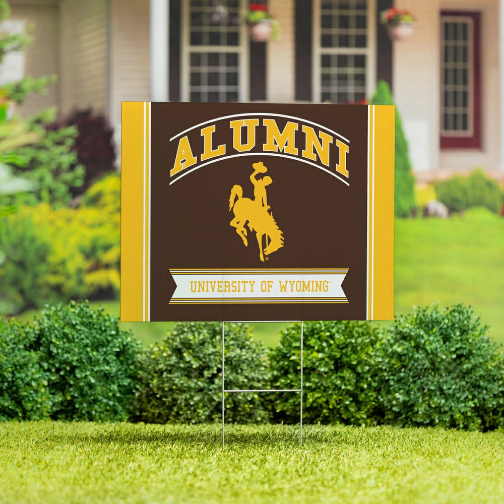 University of Wyoming Coroplast Yard Sign Alumni