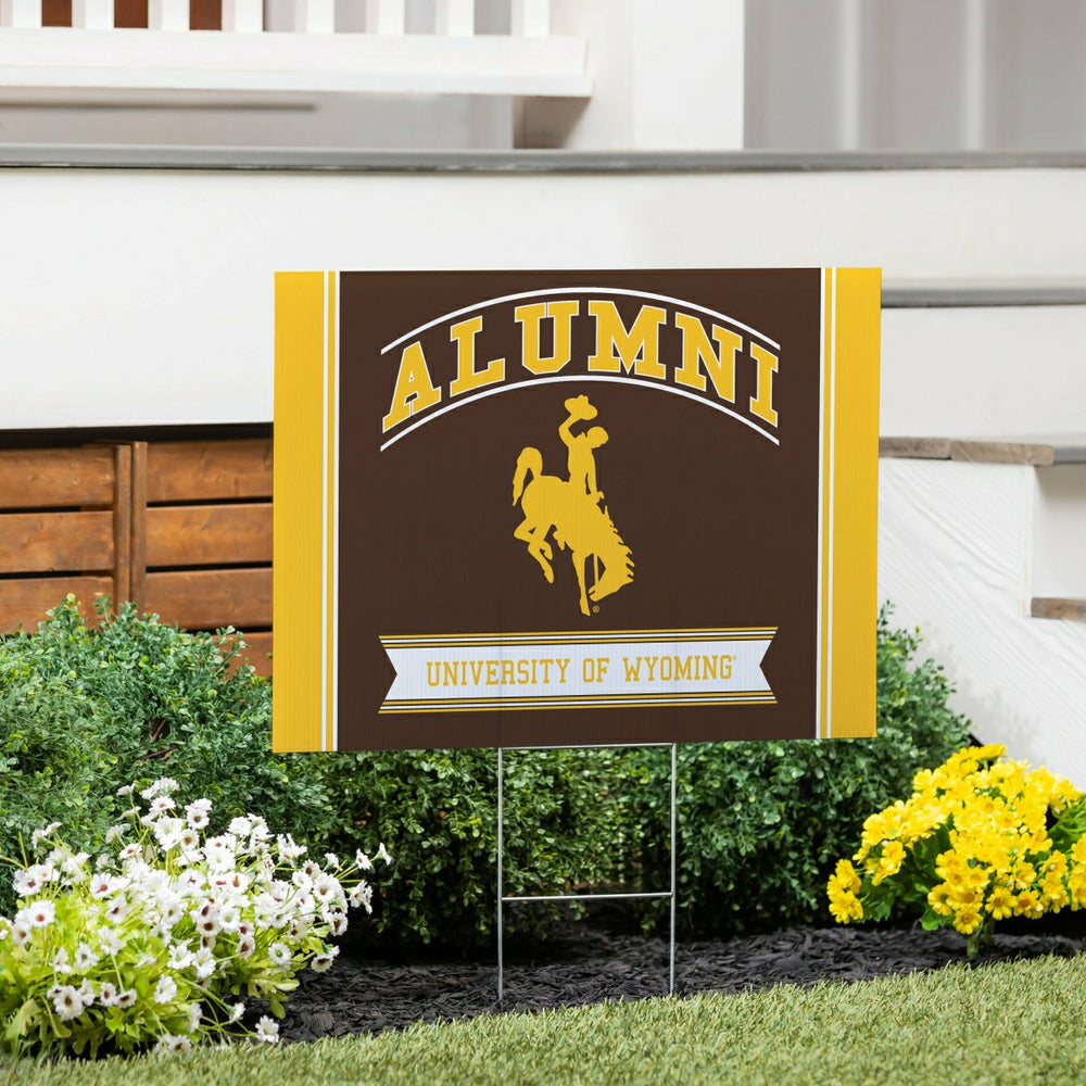 University of Wyoming Coroplast Yard Sign Alumni