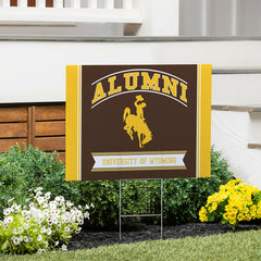 University of Wyoming Coroplast Yard Sign Alumni
