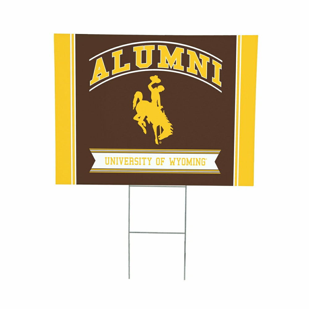 University of Wyoming Coroplast Yard Sign Alumni
