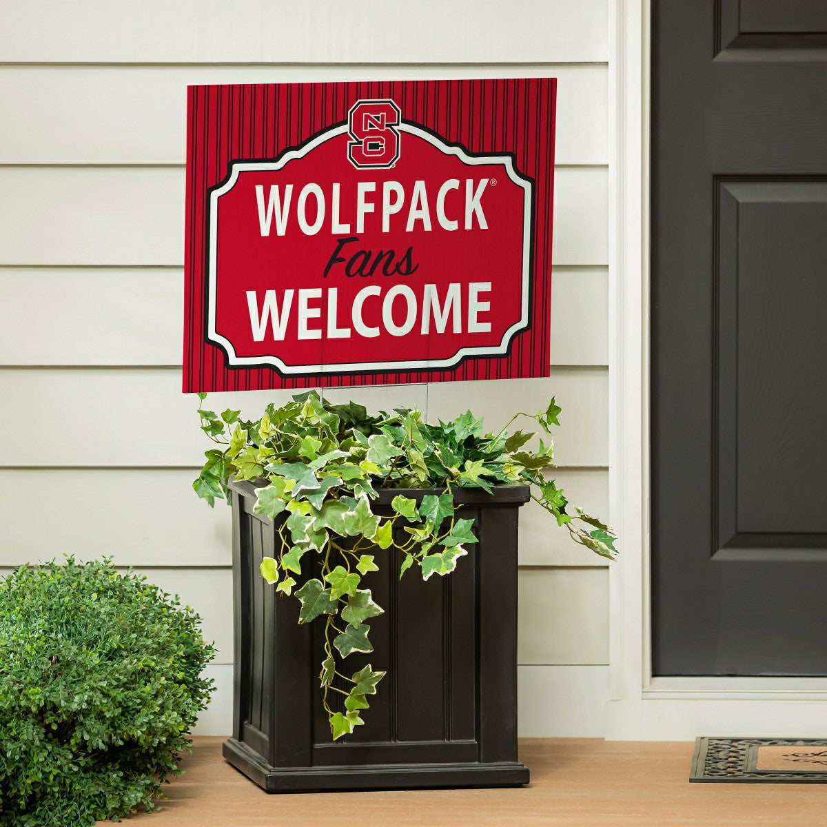 North Carolina State University Coroplast Yard Sign, "Fans Welcome"